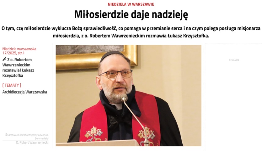 Read more about the article W Niedzieli Warszawskiej